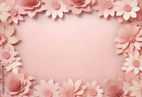 Vintage floral scrapbook Background for craft etc