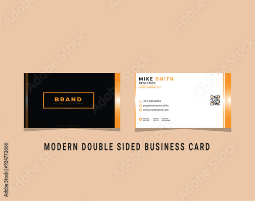 Modern double sided business card