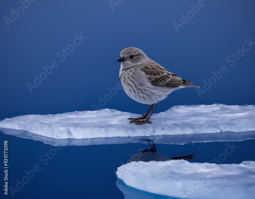 bird on a snow