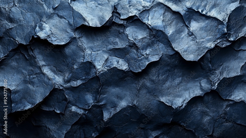 A blue rock with a rough texture A blue rock with a rough texture
