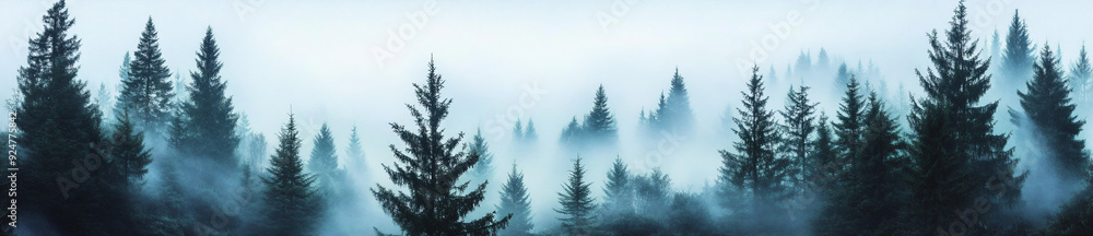 Foggy Forest. Foggy Forest.
