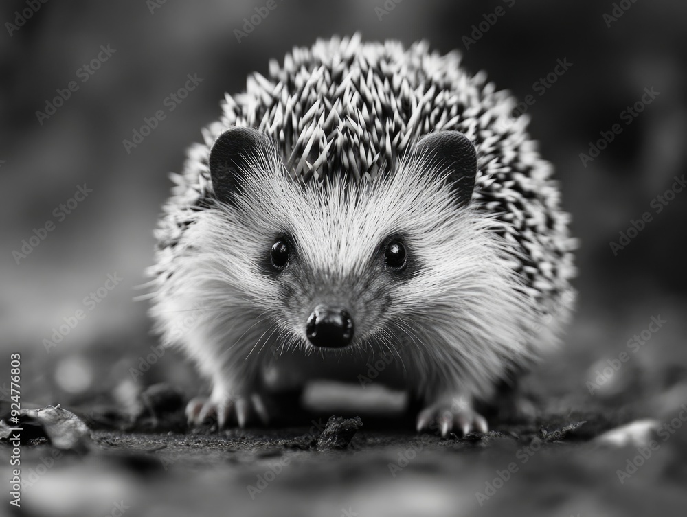 Charming Hedgehog Portrait