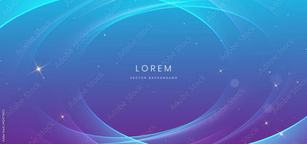 Luxury light blue background with circle glowing golden line lighting effect sparkle. Template premium award ceremony design. Luxury light blue background with circle glowing golden line lighting effect sparkle. Template premium award ceremony design.