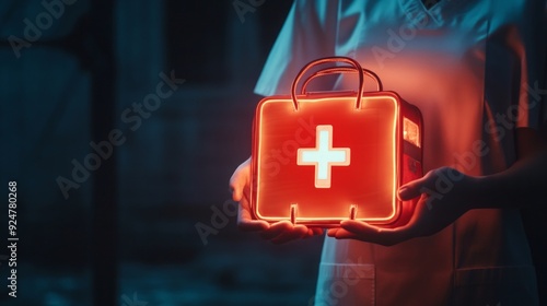 Neon First Aid Kit: A Symbol of Hope and Care