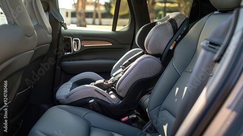 A car seat installation demonstration, step-by-step process, ensuring safety and ease