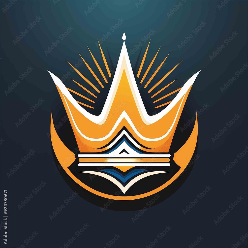 creative logo design where the shape of the crown creative logo design where the shape of the crown