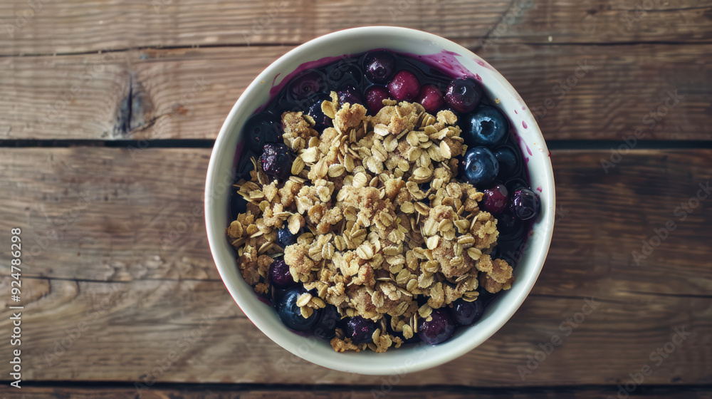 Honey-Sweetened Blueberry Crumble Honey-Sweetened Blueberry Crumble