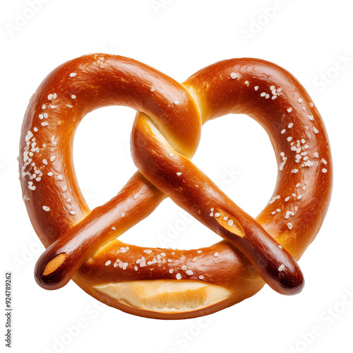 pretzel isolated on white background
