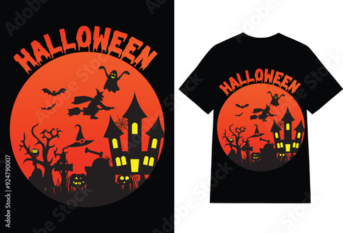 halloween t-shirt design photo