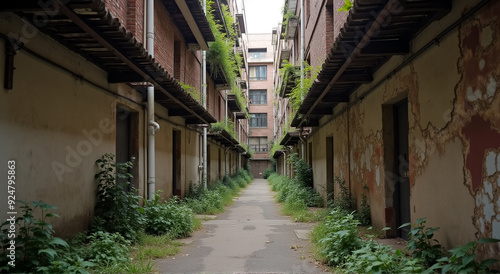 Fototapeta Naklejka Na Ścianę i Meble -  narrow street in the old town