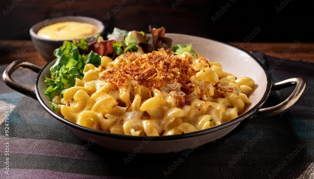 German cheese spaetzle with fried onions German cheese spaetzle with fried onions