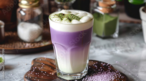 Purple Ube Matcha Latte photo