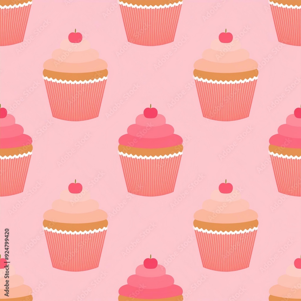 seamless pattern with cupcakes seamless pattern with cupcakes