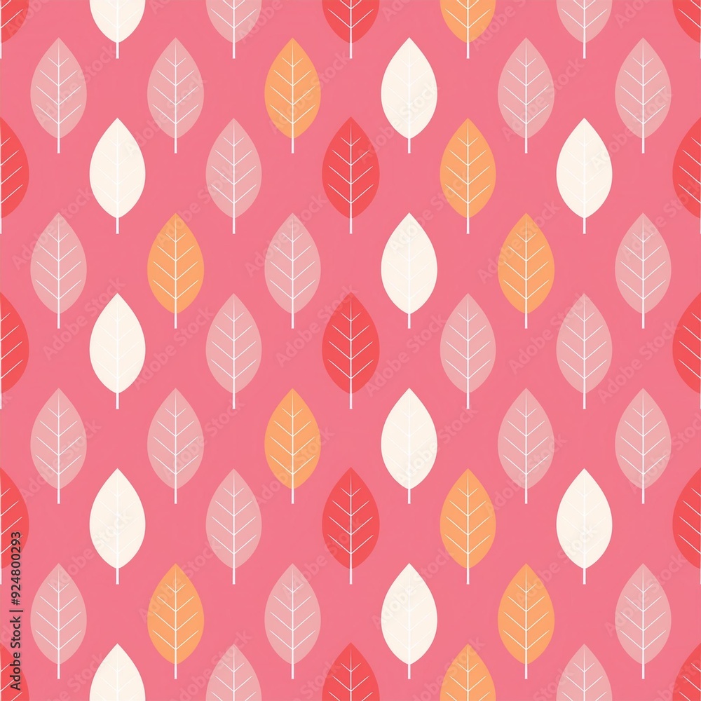 seamless leaves pattern seamless leaves pattern
