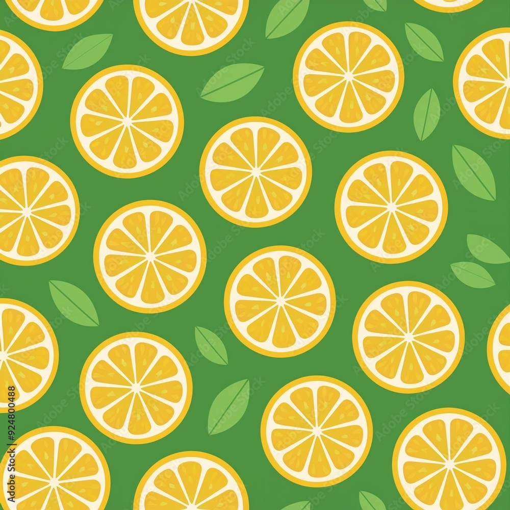 seamless pattern with lemons