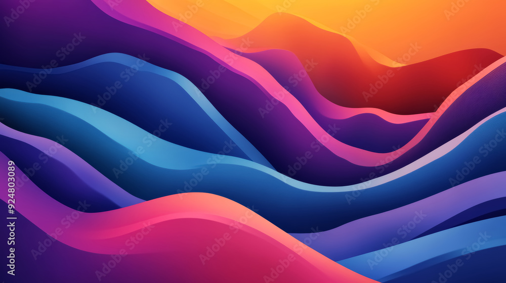 vibrant abstract wavy background in warm and cool colors for dynamic design projects vibrant abstract wavy background in warm and cool colors for dynamic design projects