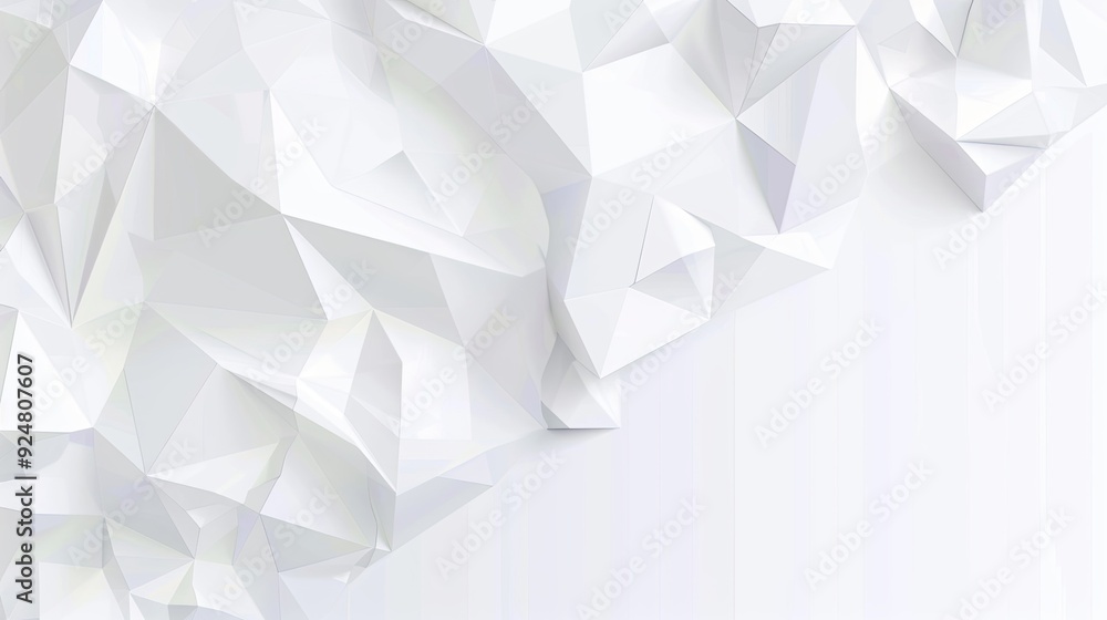 Obraz premium White Clear Blank Subtle Abstract Vector Geometrical background