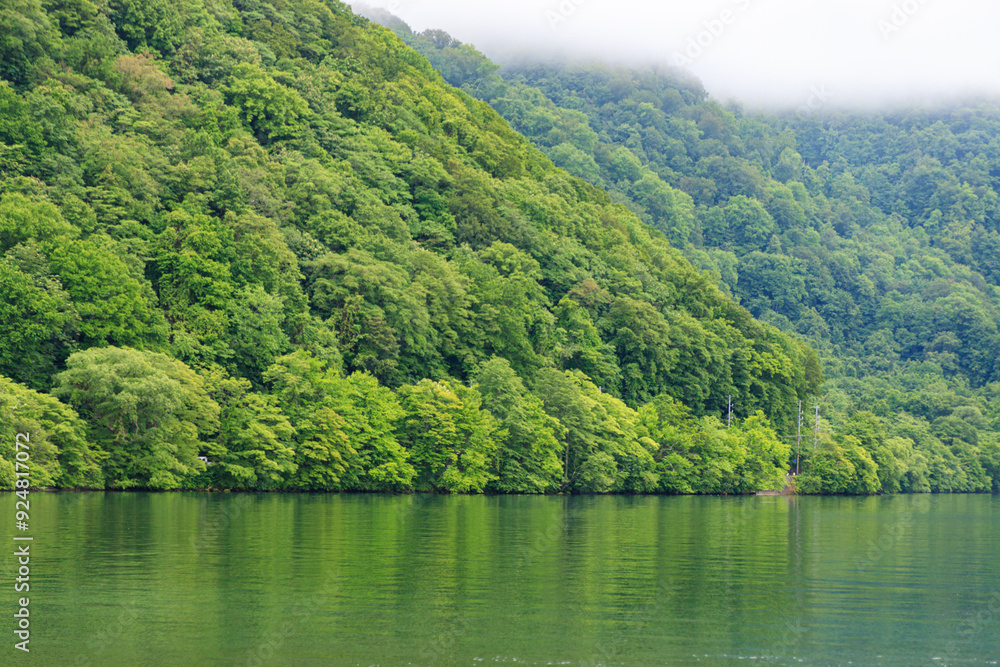 Tranquil Morning on Lake Towada, Aomori, Japan