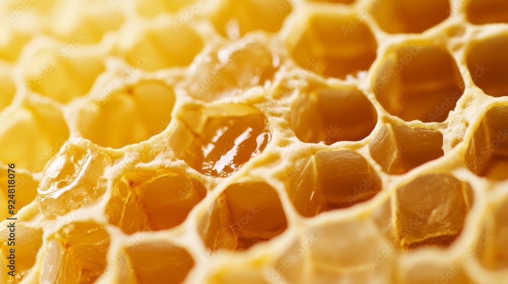 Fresh honeycomb on a smooth backdrop Fresh honeycomb on a smooth backdrop