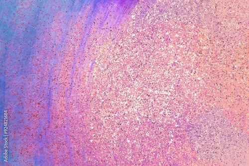 abstract violet pink gold glitter luxurious background texture, fancy wallpaper with paint smears
