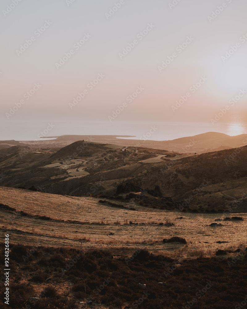 Naklejka premium Sunset