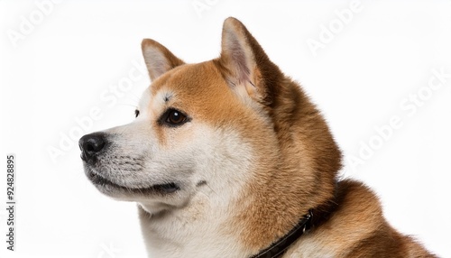Wallpaper Mural 秋田犬のポートレート（akita inu portrait on white background）
 Torontodigital.ca