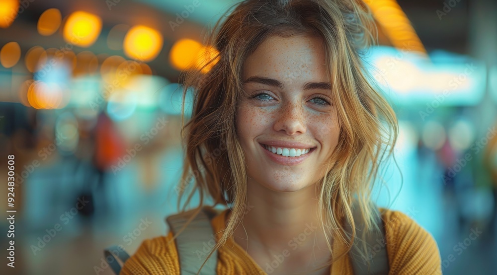 Obraz premium Effortless beauty and genuine happiness of individuals, focusing on their expressive faces and relaxed settings. The atmosphere is lighthearted and natural