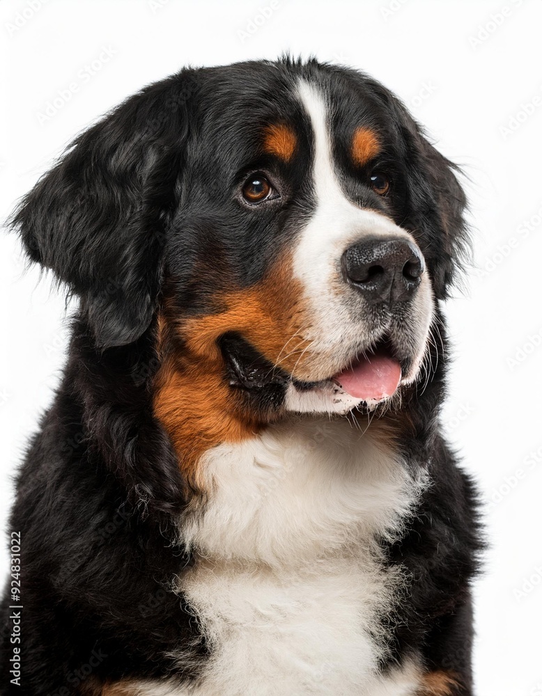 バーニーズ・マウンテン・ドッグのポートレート(Bernese Mountain Dog portrait on white background)
バーニーズ・マウンテン・ドッグのポートレート(Bernese Mountain Dog portrait on white background)