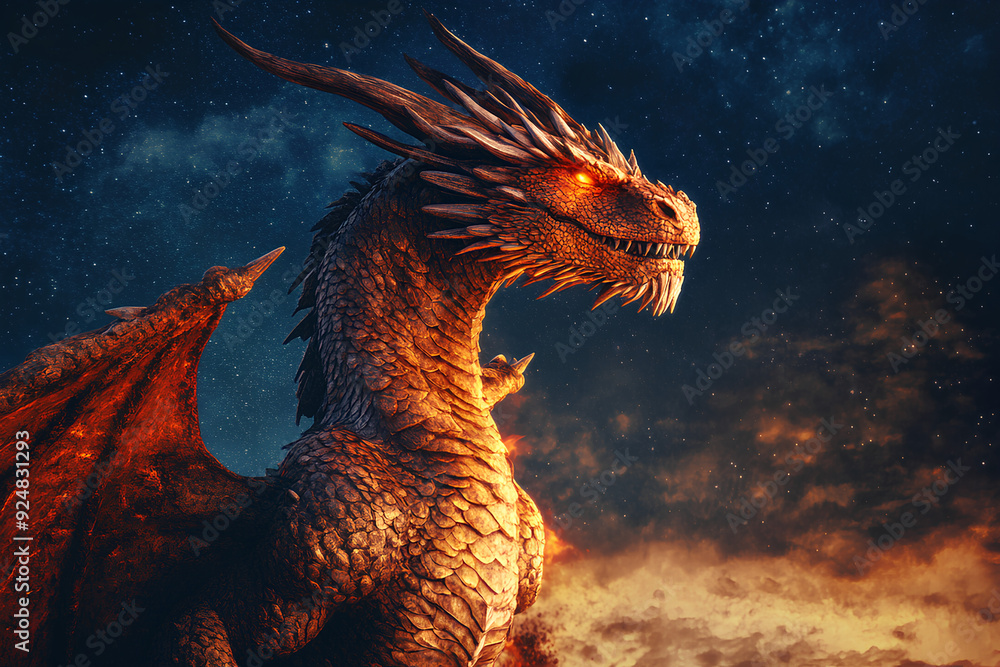 scary fire dragon, angry, spitting fire, jartun style, 3d rendering, generative ai scary fire dragon, angry, spitting fire, jartun style, 3d rendering, generative ai