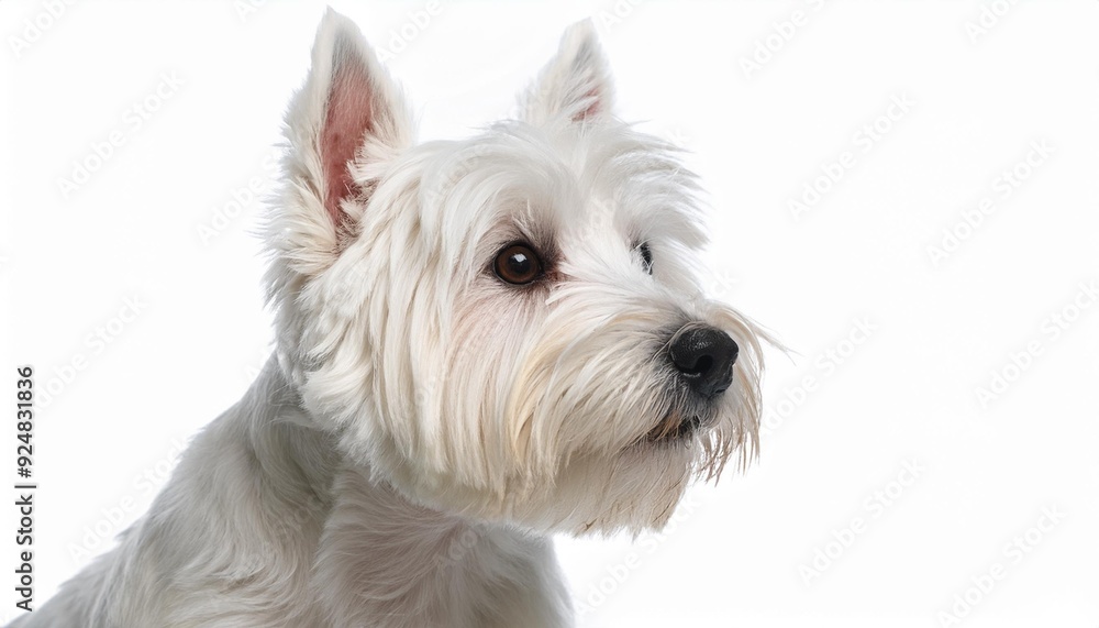 ウエスト・ハイランド・ホワイト・テリアのポートレート(West Highland White Terrier portrait on white background)
ウエスト・ハイランド・ホワイト・テリアのポートレート(West Highland White Terrier portrait on white background)