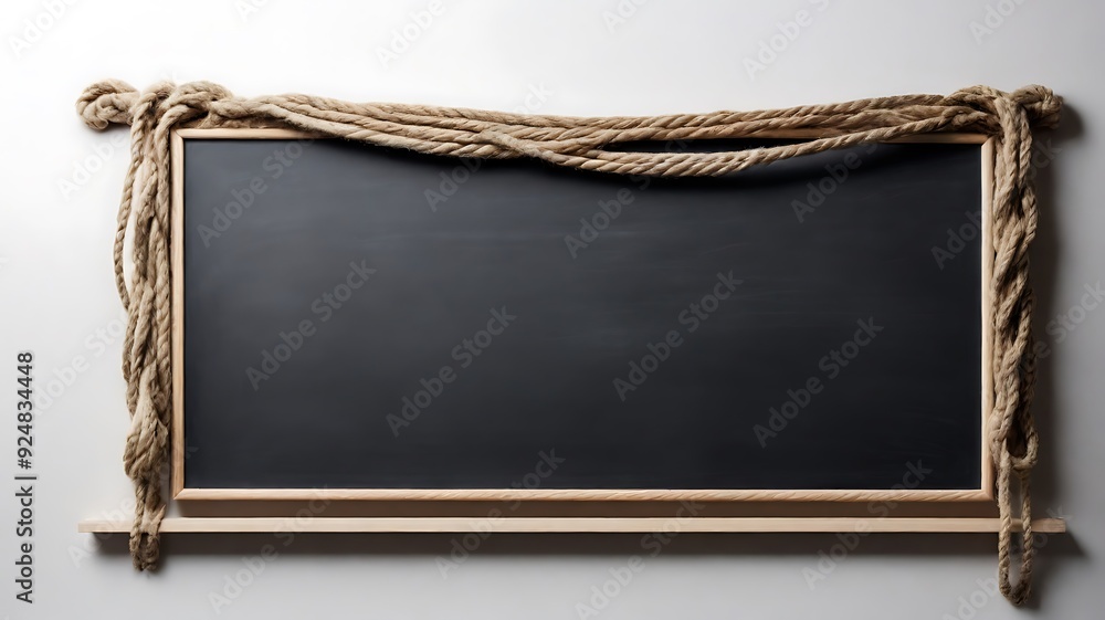 Obraz premium empty chalkboard with space for a text message