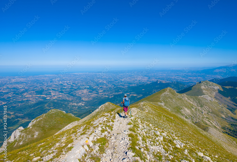 Appennini mountains, Italy - The mountain summit of central Italy, Abruzzo region, over 2000 meters