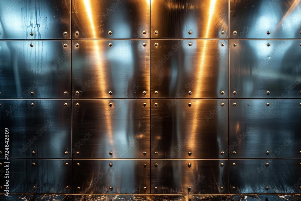 Fototapeta premium Modern Metal Structure, Industrial Design