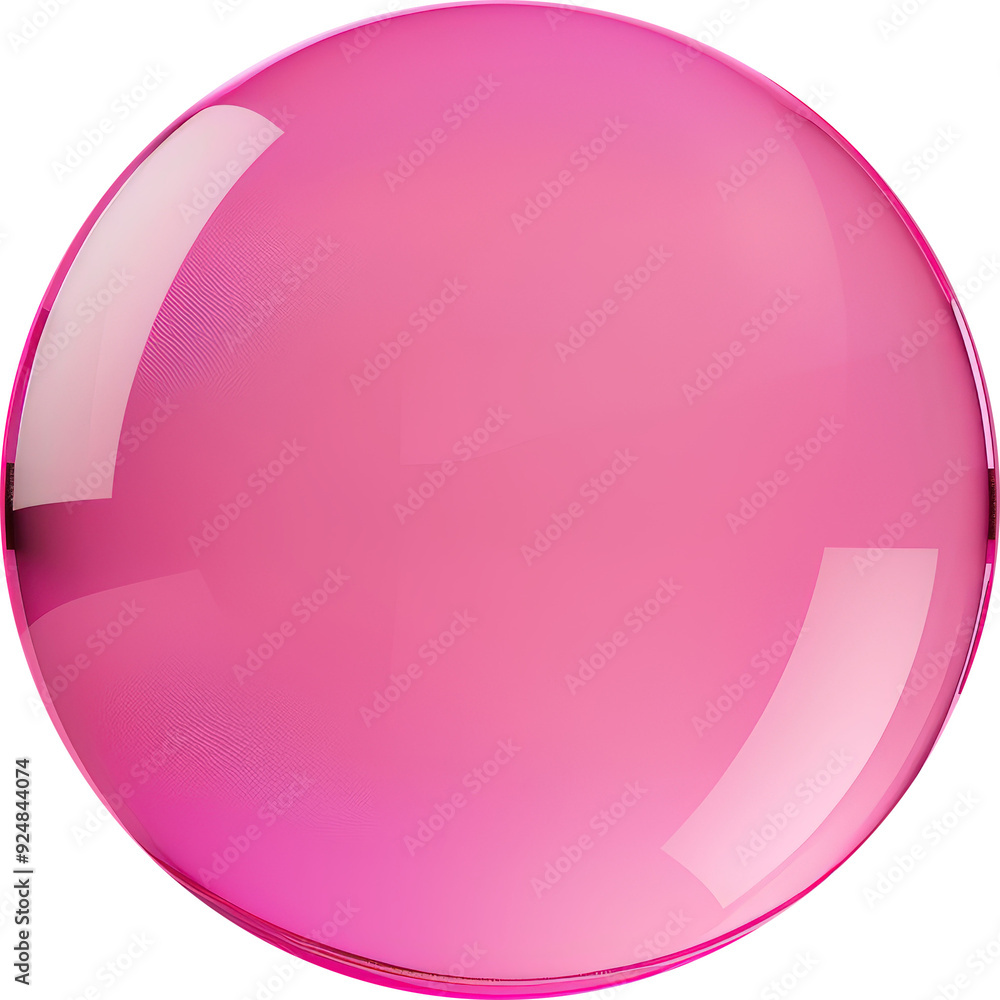 A shiny pink sphere, perfect for adding a pop of color to your design. A shiny pink sphere, perfect for adding a pop of color to your design.