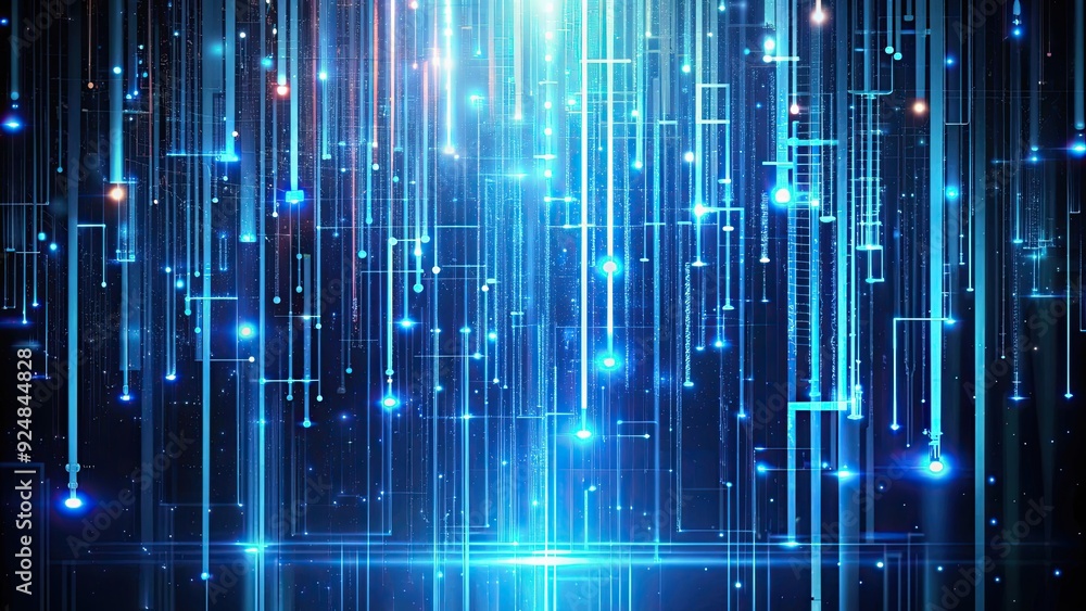 Abstract lines and shapes forming a digital code background, binary, technology, encryption, programming, data Abstract lines and shapes forming a digital code background, binary, technology, encryption, programming, data