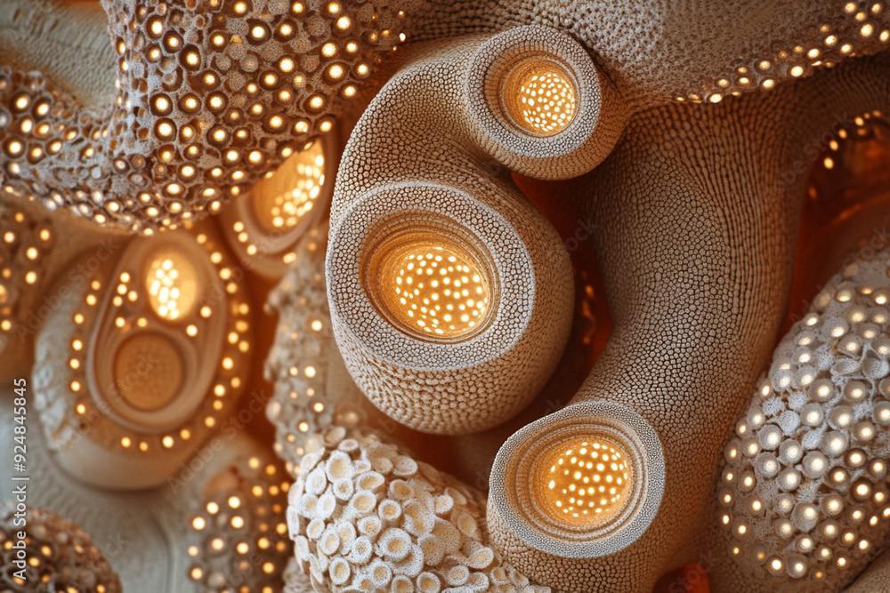 Obraz premium there are many different types of decorative objects that are on display