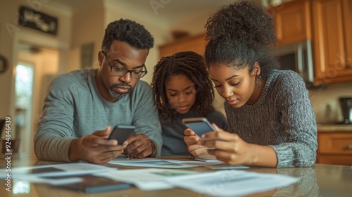 Family Focused on Mobile