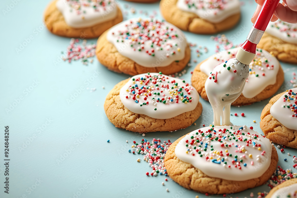 Frosted Cookies with Sprinkles: A Delicious Treat Frosted Cookies with Sprinkles: A Delicious Treat