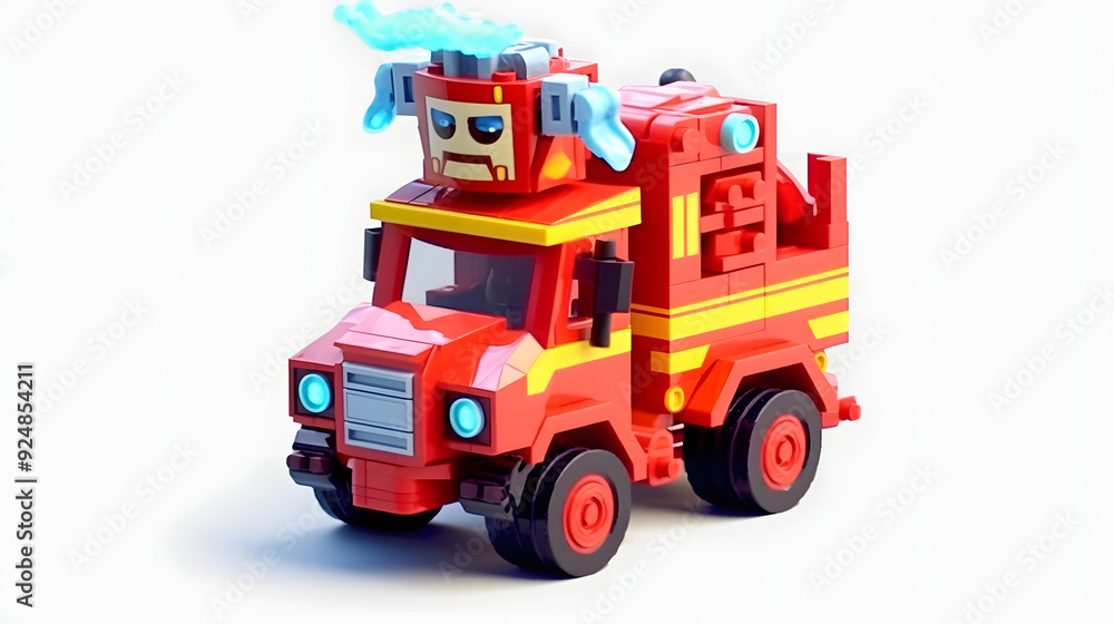 Fire Truck robot toy 3d Fire Truck robot toy 3d