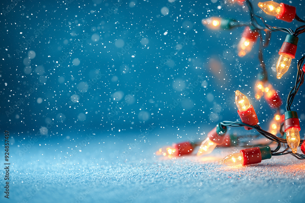 Sparkling Christmas Lights in Winter Wonderland Sparkling Christmas Lights in Winter Wonderland