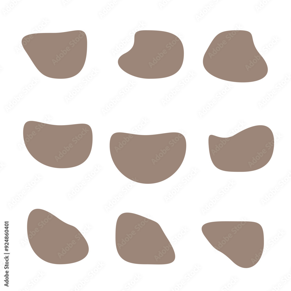 Blob shapes vector set. Organic abstract collection design eps 10 Blob shapes vector set. Organic abstract collection design eps 10