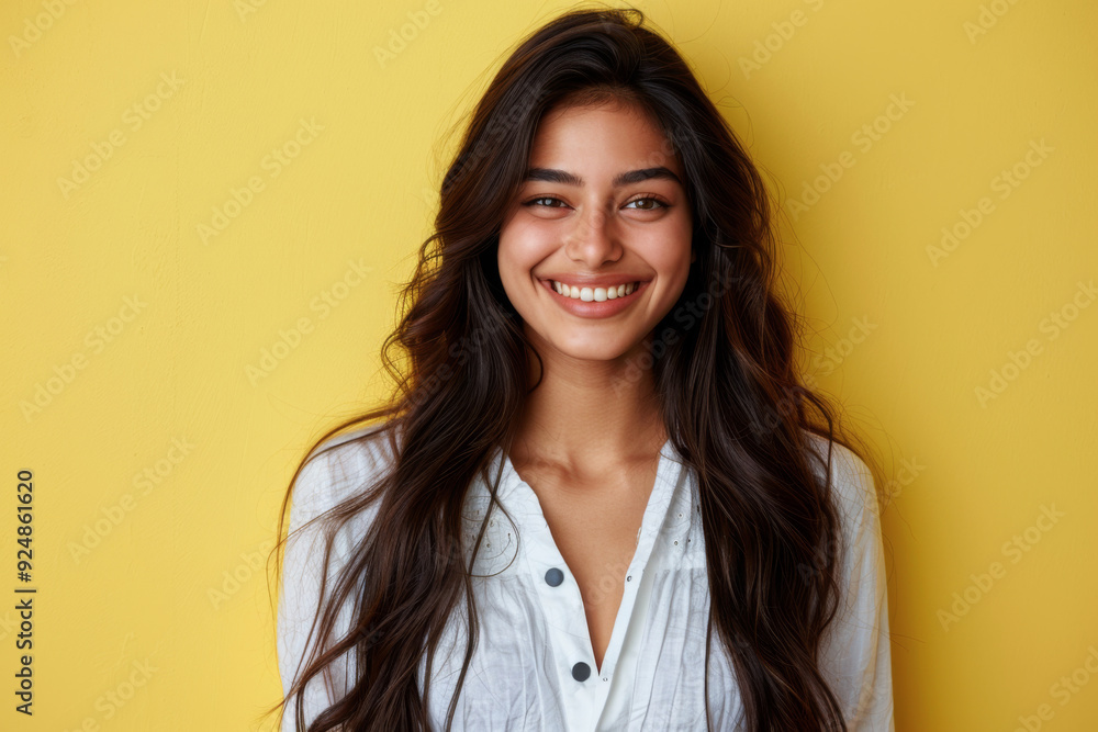 Portrait of a young Indian ethnic cute girl with a smiling face Portrait of a young Indian ethnic cute girl with a smiling face