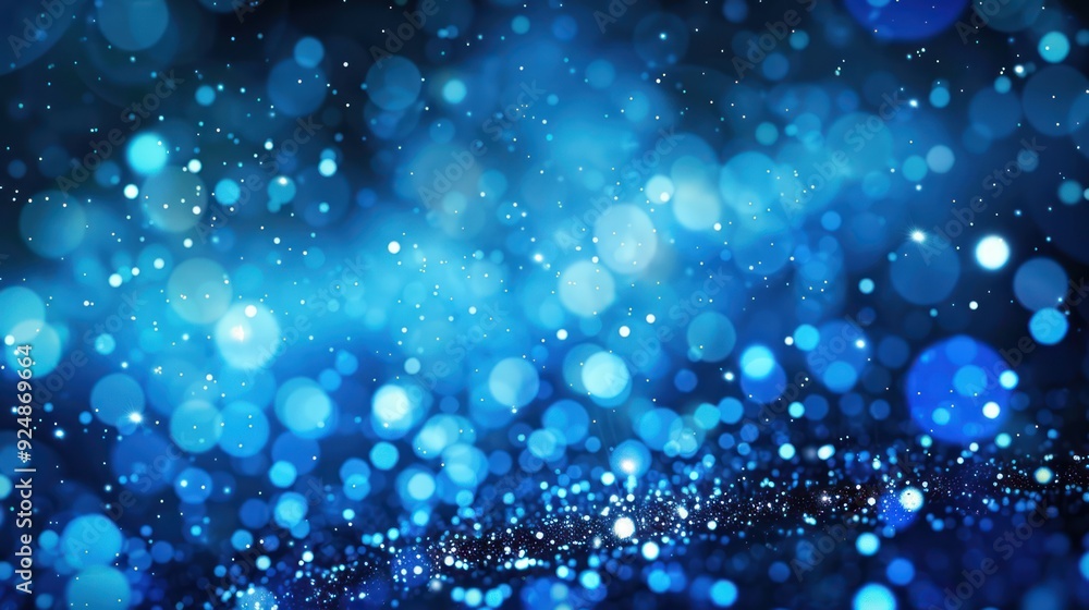 Abstract Blue Bokeh Background Abstract Blue Bokeh Background