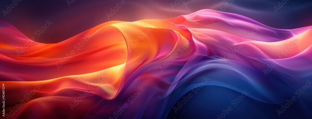 Obraz premium Abstract Colorful Waves
