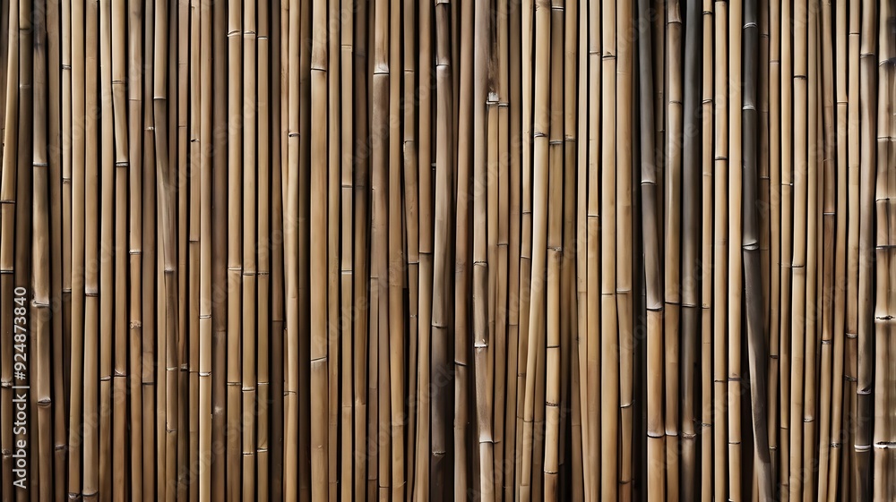 Dry bamboo wall texture background Dry bamboo wall texture background