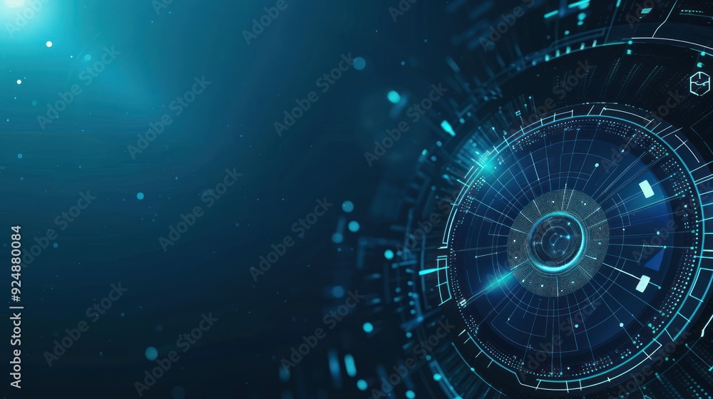 Obraz premium Abstract Technology Interface
