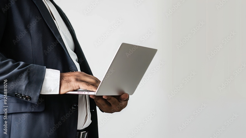 Businessman Using Laptop Businessman Using Laptop