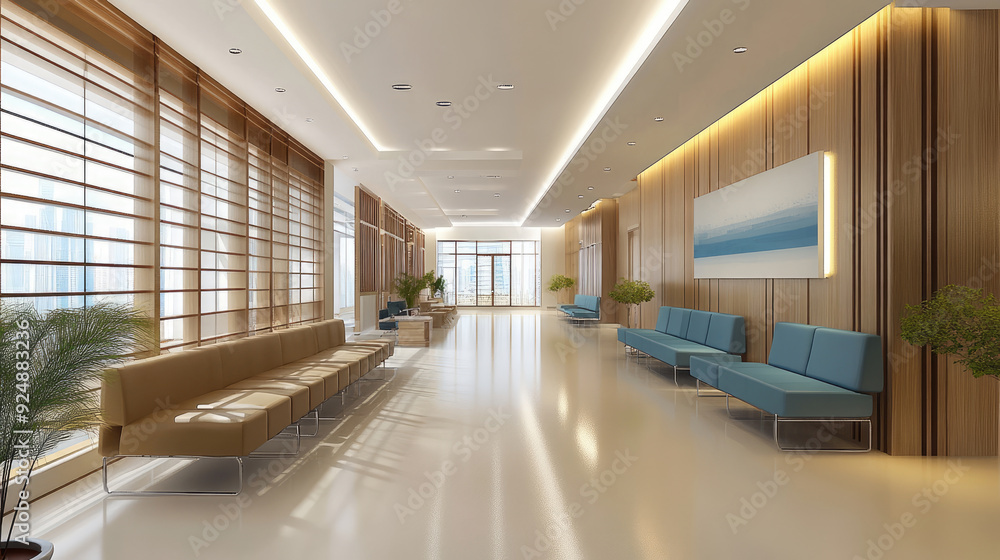 Stylish and Modern Hospital Waiting Area Architecture Stylish and Modern Hospital Waiting Area Architecture