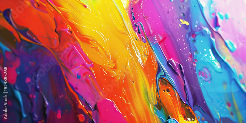 Artistic Expression: Abstract Art for a Creative Workspace - Picture abstract artworks that inspire creativity and imagination, with vibrant colors and dynamic forms that stimulate the mind