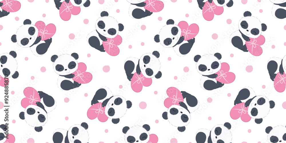 Cute baby animals seamless pattern Cute baby animals seamless pattern